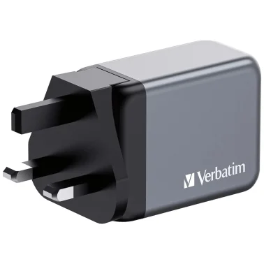 Verbatim® 65-Watt 3-USB-Port GaN Wall Charger