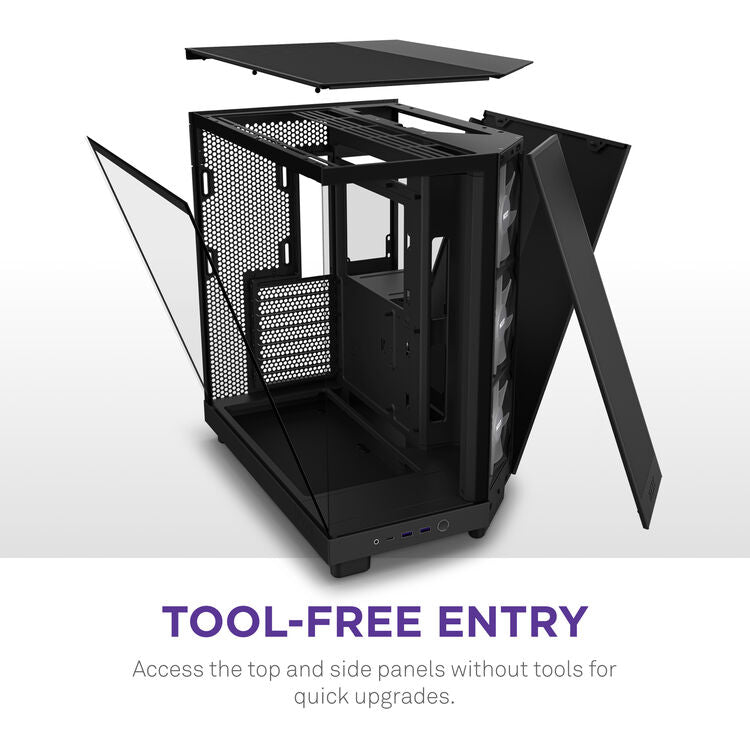 NZXT H6 Flow Mid-Tower Case (Black)