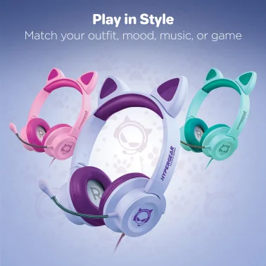 HyperGear Kombat Kitty Gaming Headset for Kids