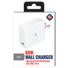 TekYa 65W GAN USB-C Travel Charger Head With Foldable Prong