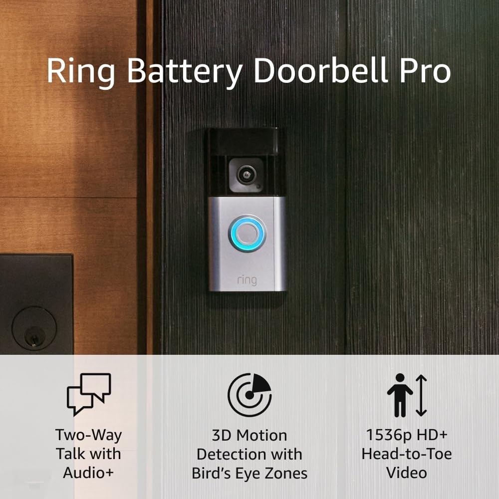 Ring Video Doorbell with Battery Pro