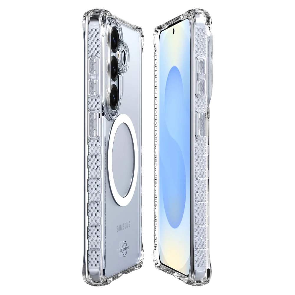 ITSKINS - Hybrid_R Clear MagSafe Case for Samsung Galaxy S26 Plus - Clear