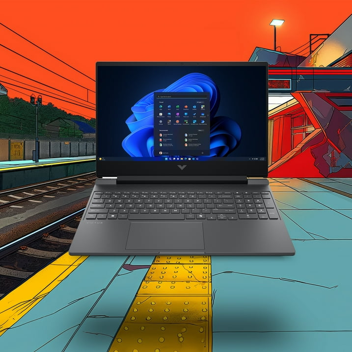 HP Victus 15.6" 144Hz FHD Windows Gaming Laptop (Intel i5 13420H, 16GB Memory, 512GB Storage, RTX 4050 GFX) (Mica Silver)