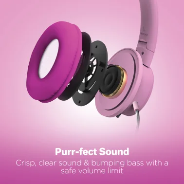 HyperGear Kombat Kitty Gaming Headset for Kids