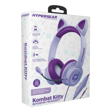 HyperGear Kombat Kitty Gaming Headset for Kids