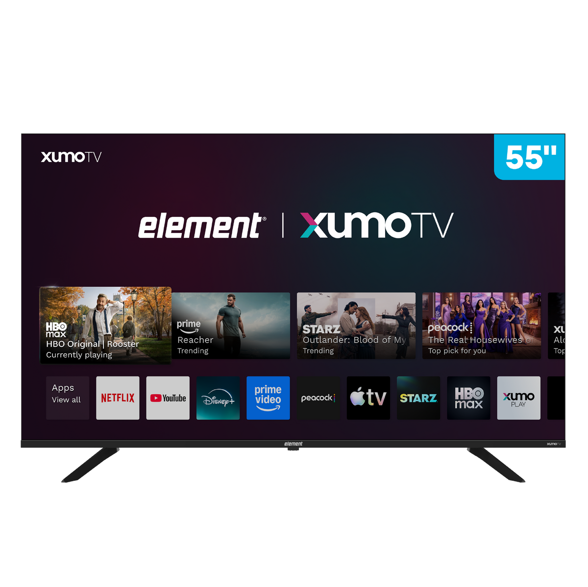 Element 55” 4K UHD HDR Frameless Xumo TV