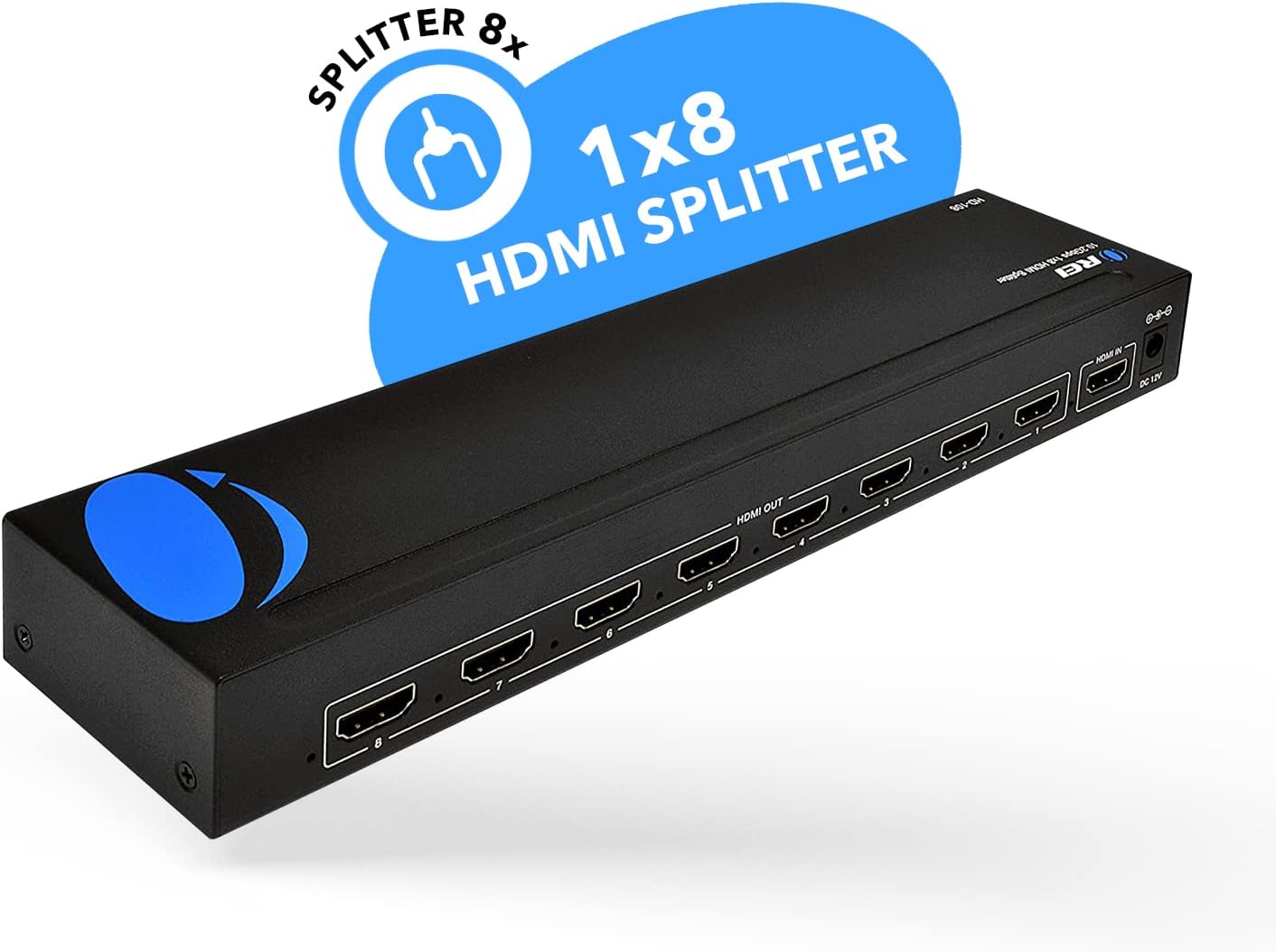 OREI HD-108-A 1x8 1080P HD HDMI Splitter