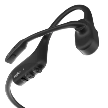 Shokz OpenComm 2 Bone-Conduction Open-Ear Bluetooth Headset with Swivel Microphone and Carrying Case