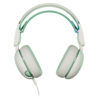 Skullcandy Grom Wired Kids Folding Over-Ear Headphones with Mic (Bone Seafoam)