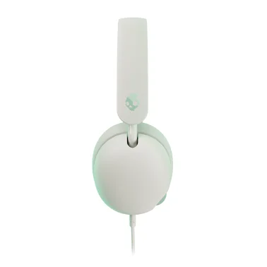Skullcandy Grom Wired Kids Folding Over-Ear Headphones with Mic (Bone Seafoam)