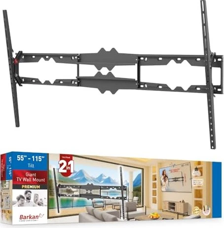 Barkan BM510 55"-115" Giant TV Tilt Wall Mount