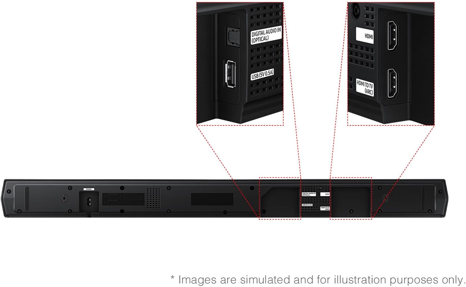 Samsung B-Series HW-B630F 3.1Ch DTS Virtual:X Soundbar with Subwoofer