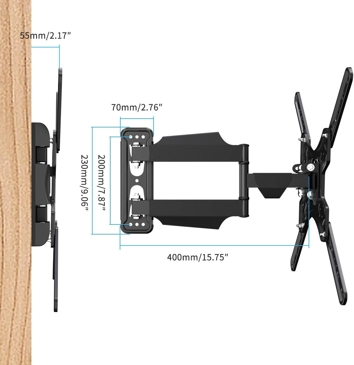 FD-L400 32-Inch To 55-Inch Full-Motion Cantilever Medium TV Wall Mount