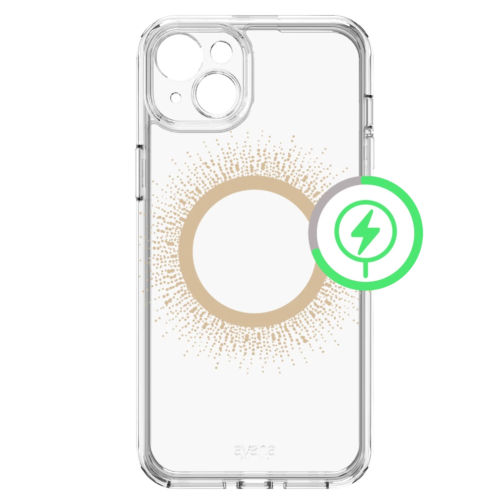 Avana Aura Case with MagSafe for Apple iPhone 16E/15/14 (Gold)