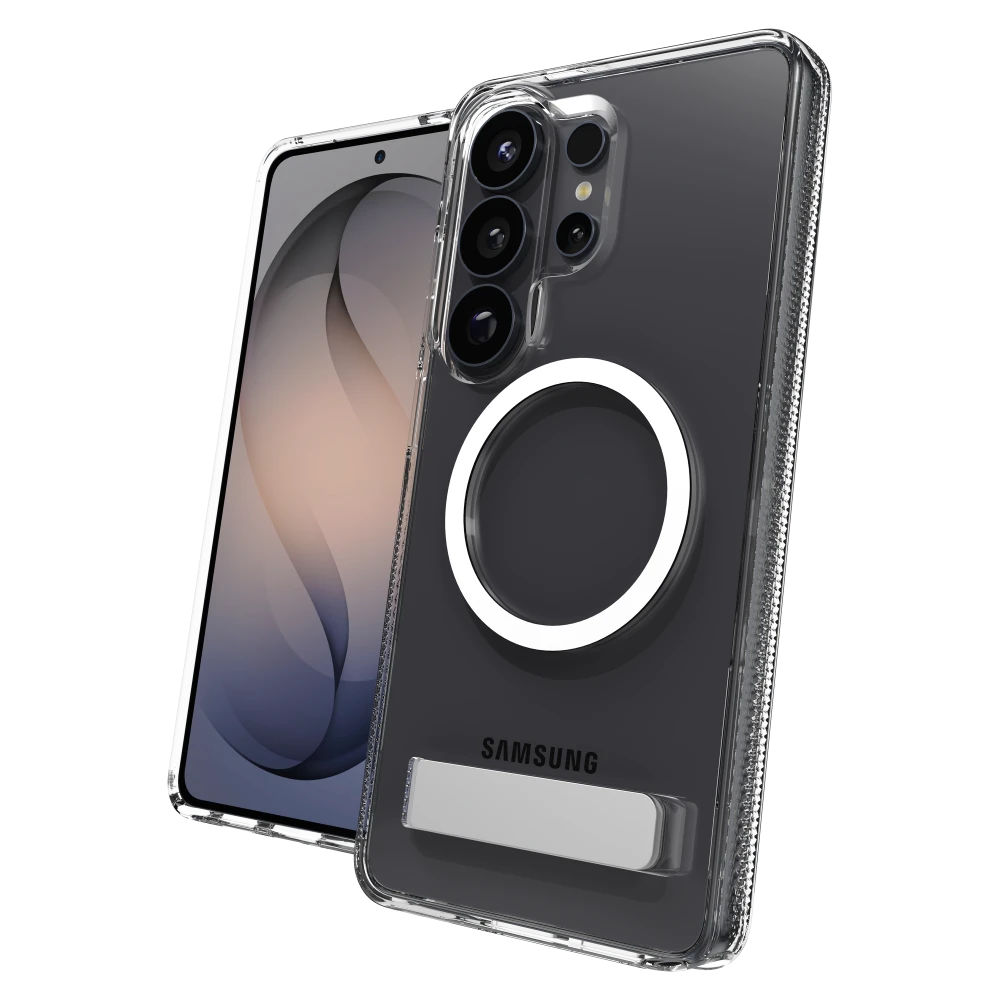 ZAGG - Crystal Palace Snap Case with Kickstand for Samsung Galaxy S26 Ultra - Clear