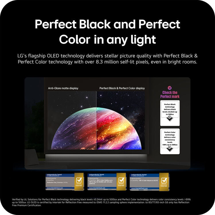 LG 55" 4K HDR Smart OLED evo AI G6 TV