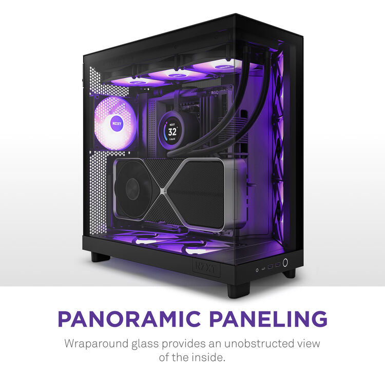 NZXT H6 Flow Mid-Tower Case (Black)