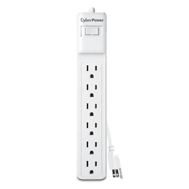 CyberPower MP1073SS 6-AC Outlet 500-Joules Essential Series Surge Protector Power Strip (2 Pack)