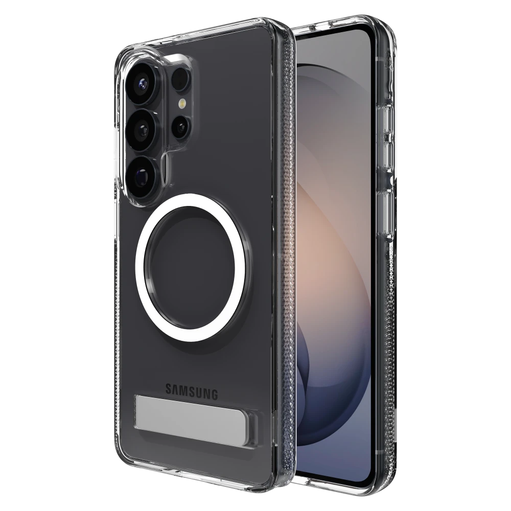 ZAGG - Crystal Palace Snap Case with Kickstand for Samsung Galaxy S26 Ultra - Clear
