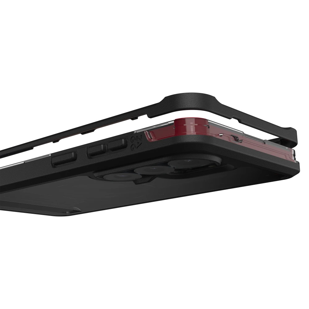 ZAGG - Rainier Snap Case with Kickstand for Samsung Galaxy S26 Ultra - Smoke Black