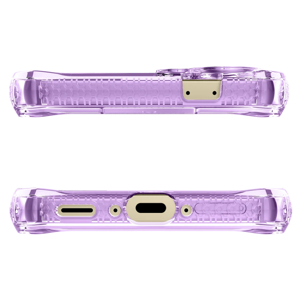 ITSKINS - Spectrum_R Clear Case for Samsung Galaxy A36 (Light Purple)