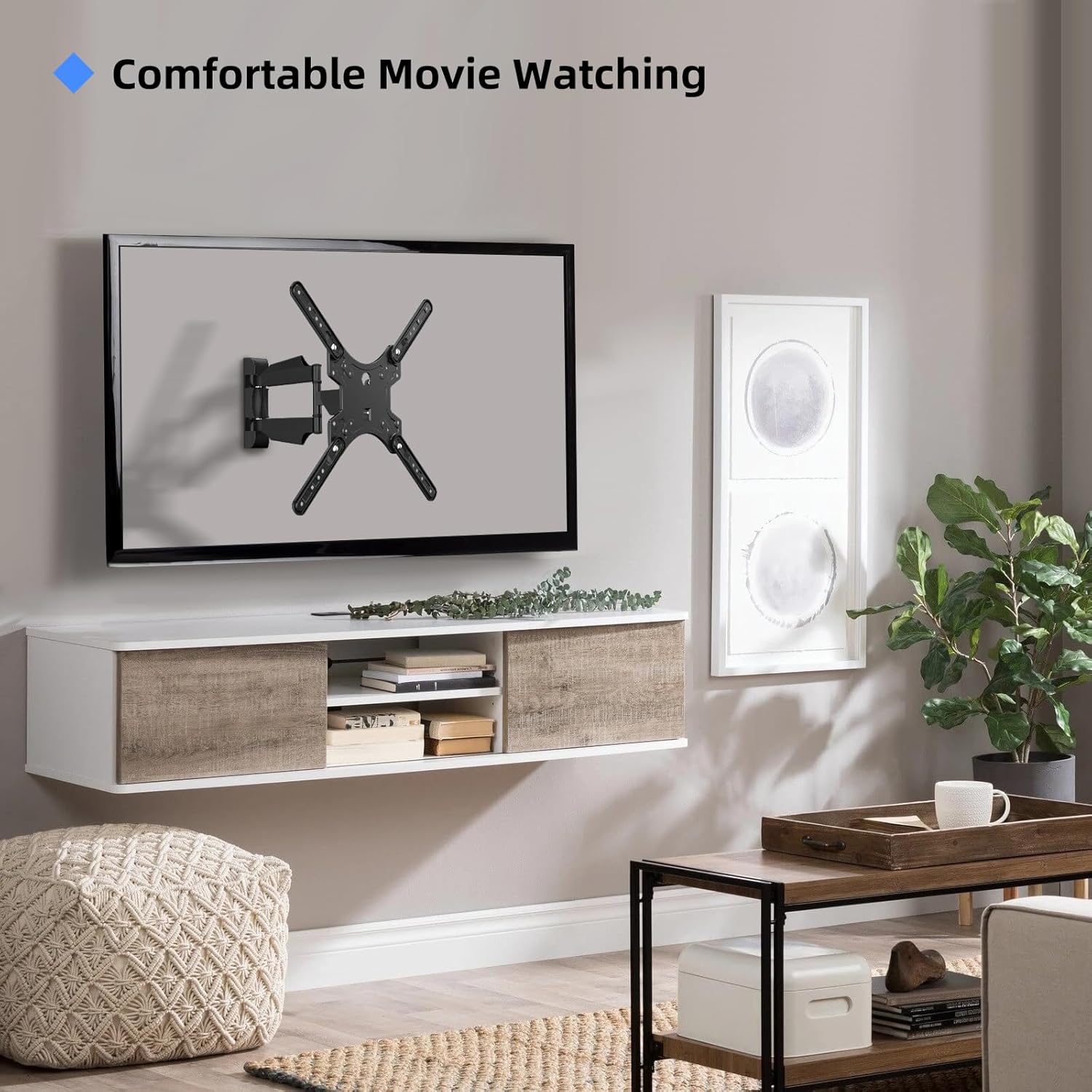FD-L400 32-Inch To 55-Inch Full-Motion Cantilever Medium TV Wall Mount