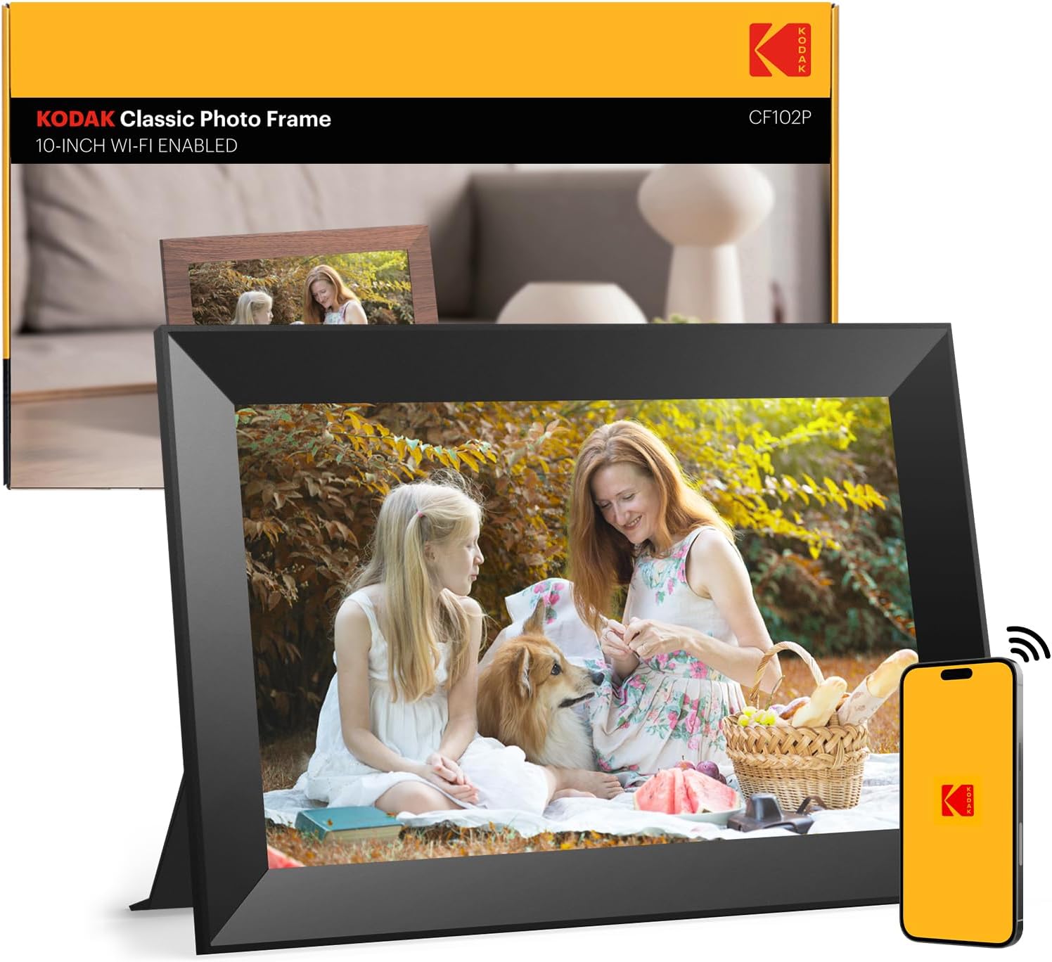Kodak Classic 10" Digital Touch Screen Picture Frame with Wi-Fi
