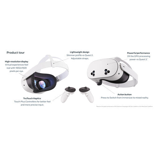 Meta Quest 3S Advanced All-in-One VR Headset