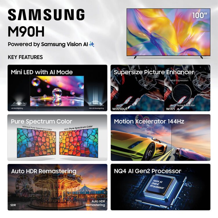 Samsung M90H 100" 4K HDR Smart Mini-LED TV