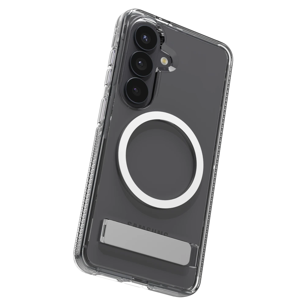 ZAGG - Crystal Palace Snap Case with Kickstand for Samsung Galaxy S26 - Clear