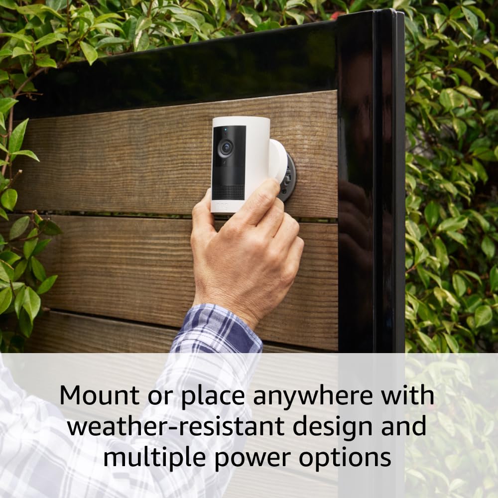 Ring Outdoor Cam Plus (Battery) Weather-Resistant Outdoor Camera