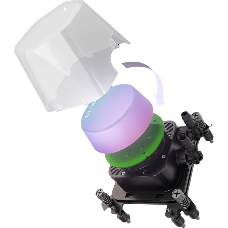 Cooler Master Elite Liquid 360 ARGB AIO Liquid CPU Cooler (Black)