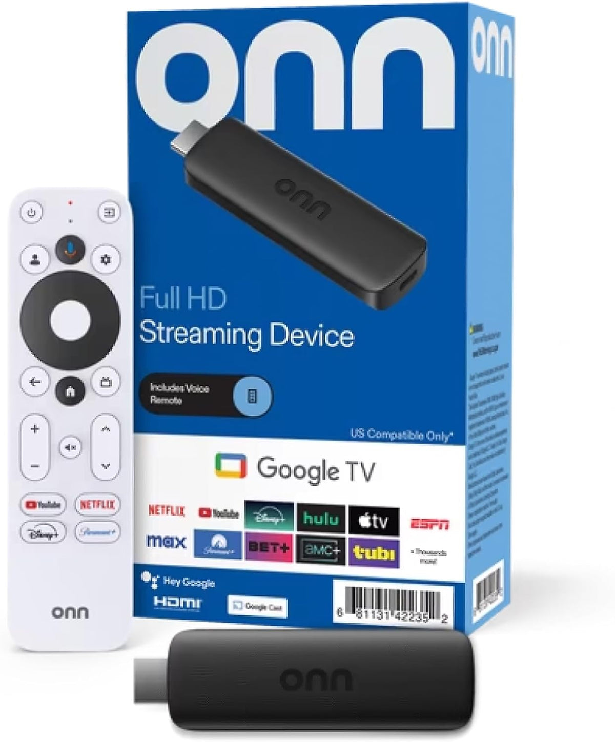 Onn Android TV Full HD Streaming Device