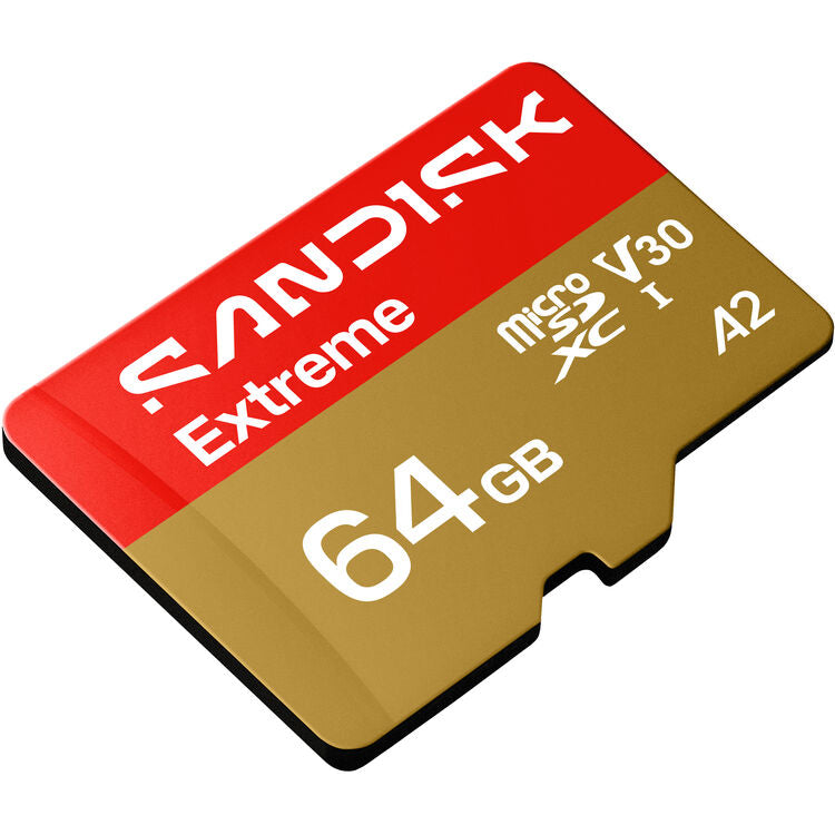 SanDisk Extreme UHS-I microSDXC Memory Card with SD Adapter