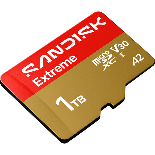 SanDisk Extreme UHS-I microSDXC Memory Card with SD Adapter