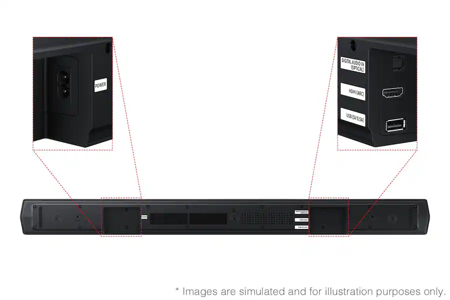 Samsung B-Series HW-B550F 2.1Ch DTS Virtual:X Soundbar with Subwoofer