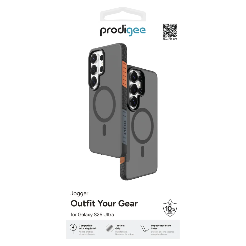 Prodigee - Jogger MagSafe Case for Samsung Galaxy S26 Ultra - Midnight