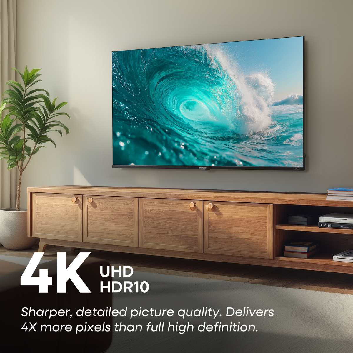 Element 55” 4K UHD HDR Frameless Xumo TV