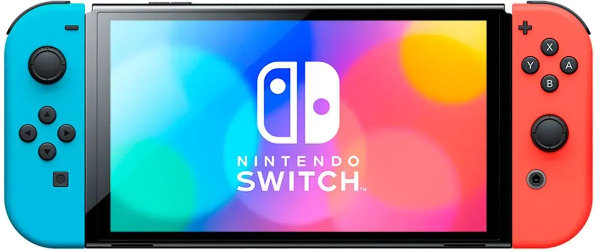 Nintendo Switch OLED Model (Neon Red and Neon Blue Joy-Cons)