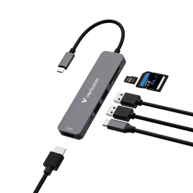 Verbatim® USB-C Essentials 6-Port Hub