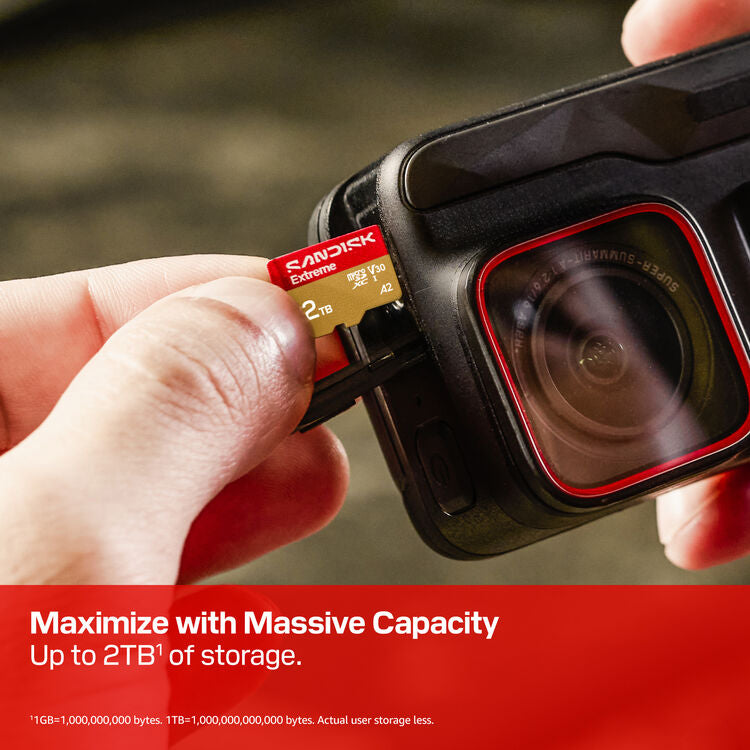 SanDisk Extreme UHS-I microSDXC Memory Card with SD Adapter