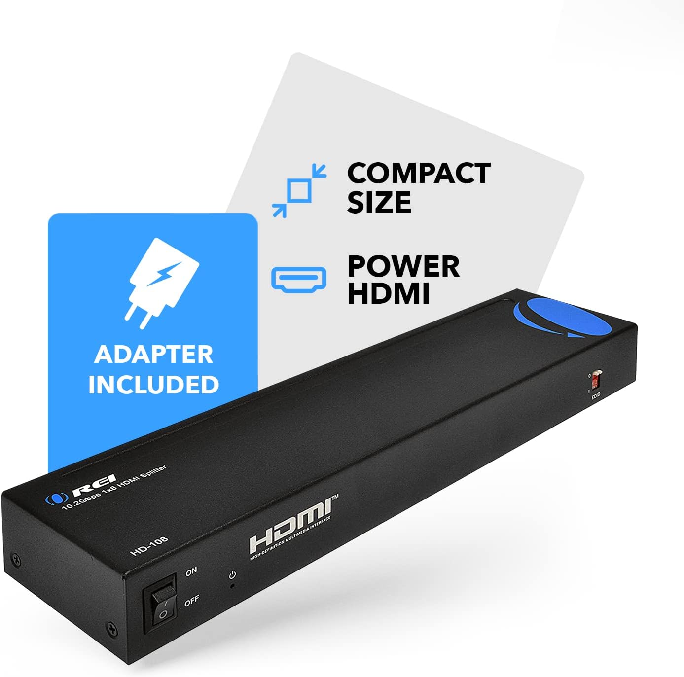 OREI HD-108-A 1x8 1080P HD HDMI Splitter