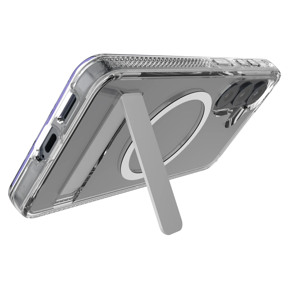 ZAGG - Crystal Palace Snap Case with Kickstand for Samsung Galaxy S26 - Clear
