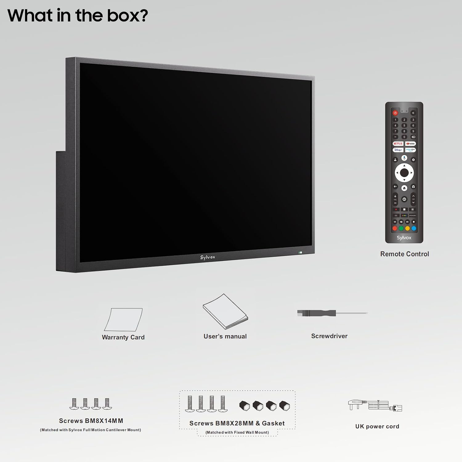 Sylvox 43" Deck Pro 3.0 Outdoor 4K Weatherproof Smart Google TV (2026)