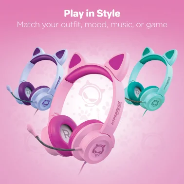 HyperGear Kombat Kitty Gaming Headset for Kids