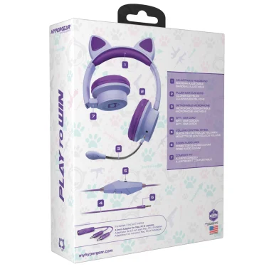 HyperGear Kombat Kitty Gaming Headset for Kids