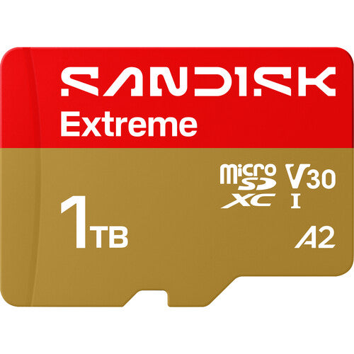 SanDisk Extreme UHS-I microSDXC Memory Card with SD Adapter