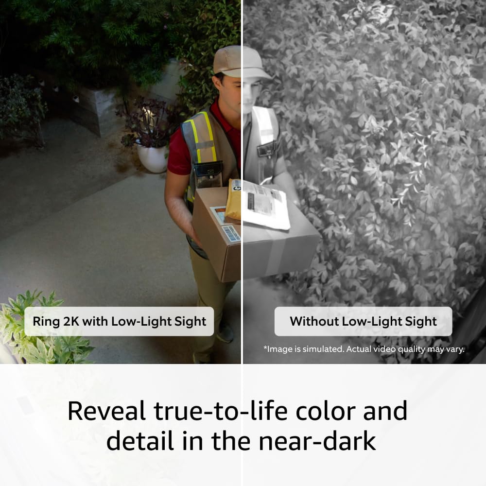 Ring Outdoor Cam Plus (Battery) Weather-Resistant Outdoor Camera