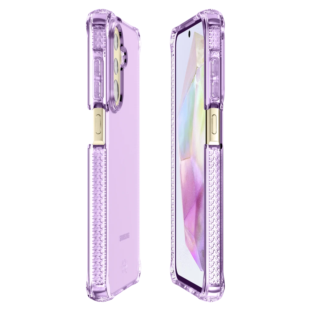 ITSKINS - Spectrum_R Clear Case for Samsung Galaxy A36 (Light Purple)