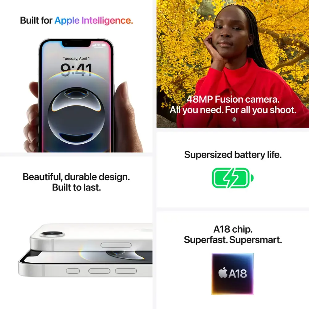 Apple iPhone 16e With No Physical SIM (eSIM ONLY)